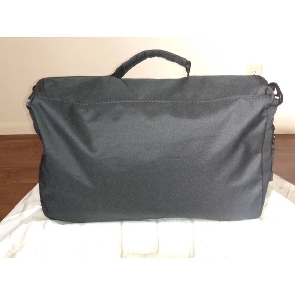 Port & Company Basic Expandable Briefcase Luggage Bag Black - Picture 3 of 13